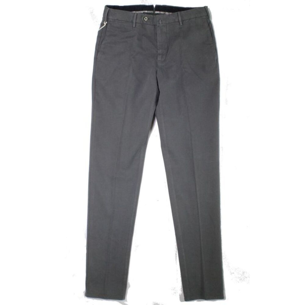 TORIN OPIFICIO Mens Gray Regular Fit Cashmere Chino Pants 52